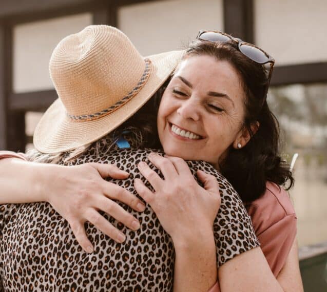 fearless survivors hugging